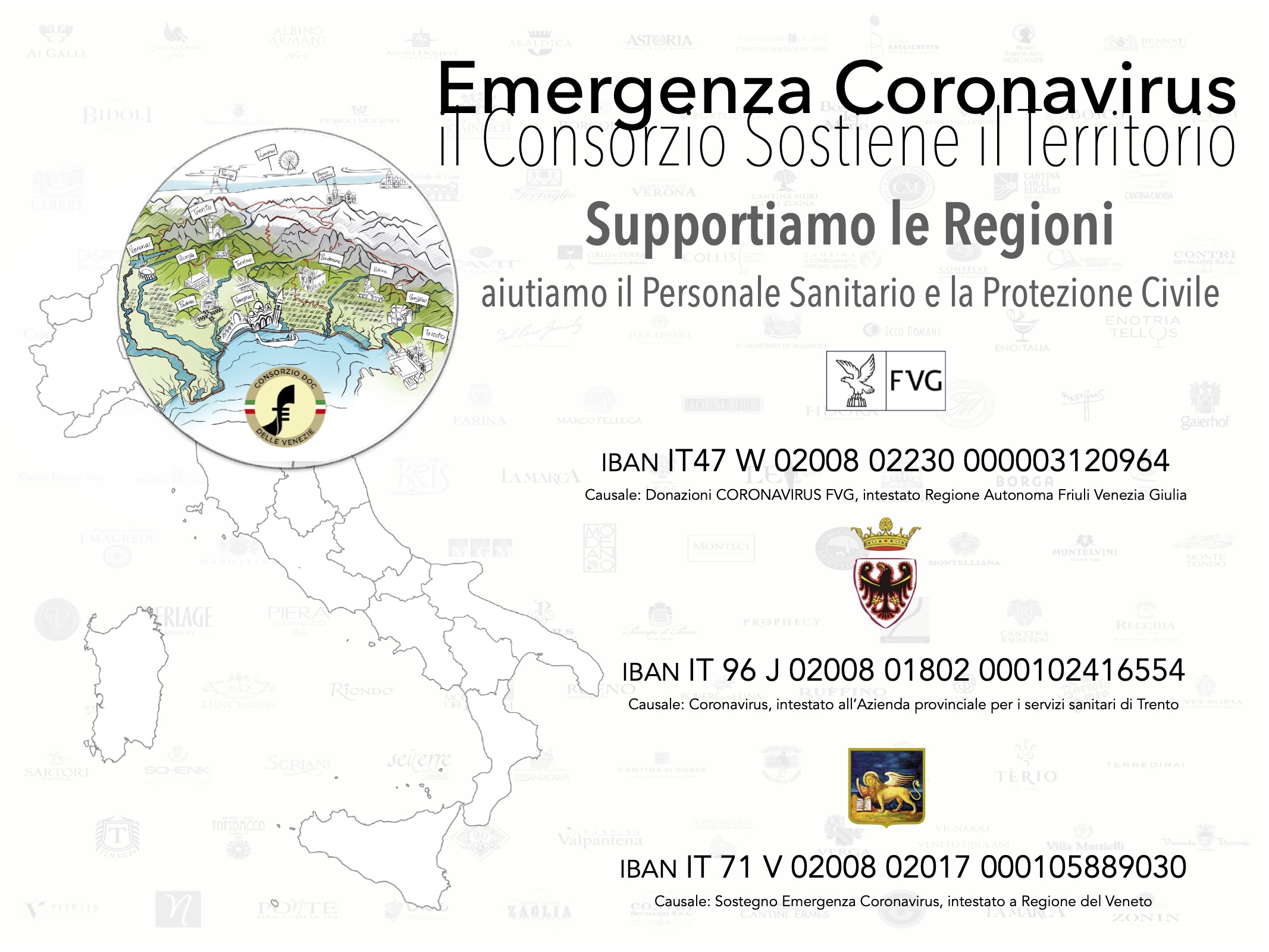 COVID-19, il Consorzio Sostiene il Territorio, e tu?