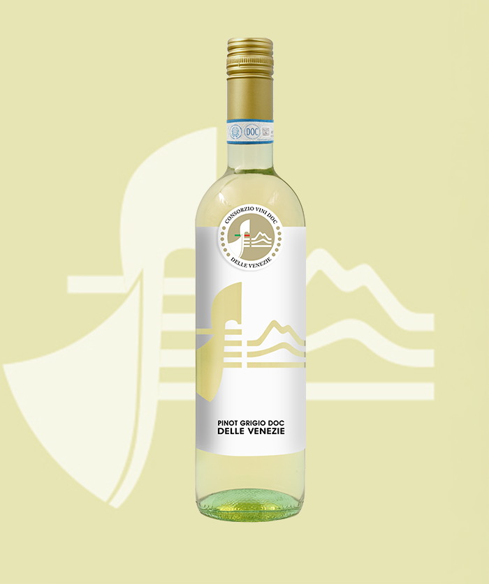 Pinot grigio DOC delle Venezie - la bottiglia ufficiale del Consorzio